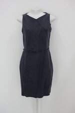 Vestido alcaçuz feminino azul com Recortes