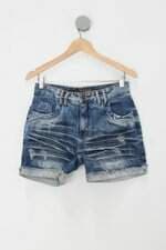 Shorts jeans feminina 