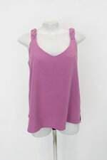 Regata renner feminina roxo com Meio forro