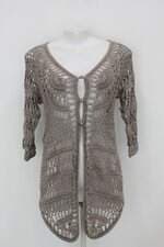 Blusa feminina cinza com transparência
