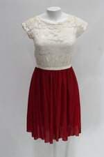 Vestido alespo feminino bicolor com Renda