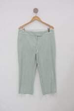 Calça de tecido feminina verde