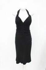 Vestido lucidez feminino preto com Bojo e Forro