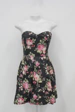 Vestido antix feminino estampado