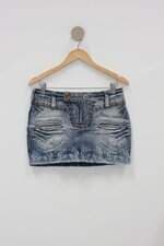 Saia Jeans osmoze feminino azul