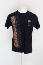 Camiseta gangster masculina preta com Silk