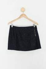 Saia hbf feminina azul com Forro