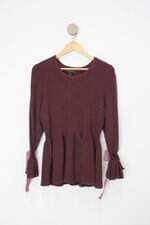 Blusa Infantil lane bryant vinho