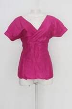 Blusa leeloo feminina rosa com Faixa na Cintura