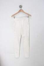 Calça de sarja feminina branca