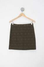 Saia banana republic feminina verde com Forro