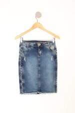 Saia Jeans niran feminina azul