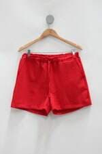 Shorts maré wear feminino vermelho Cós com elástico