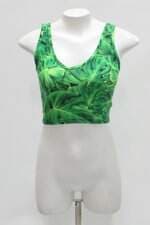 Top Esportivo mais mar feminino verde folhagem