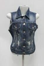 Colete le lis blanc feminino azul