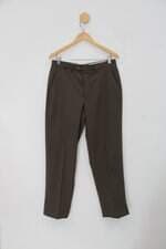Calça de tecido masculino verde