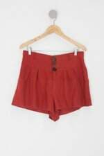 Shorts zara feminino terracota laranja