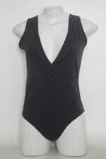Body marisa feminino preto com Bordado e Recortes