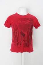Camiseta olho fatal masculina vermelha