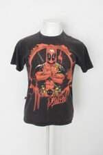Camiseta piticas masculina preta estampada 