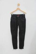 Calça de sarja max denim jeans feminino preto
