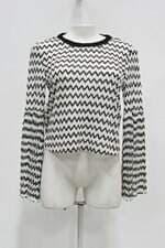Blusa shoulder feminina chevron 