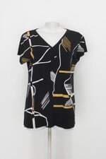 Blusa gatos&atos feminina preta com Silk