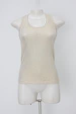 Regata fio de linha feminina dourada