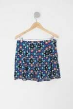Saia zara basic feminino estampado com Forro