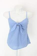 Blusa riachuello feminina azul