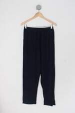 Calça de tecido feminina azul