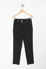 Calça de tecido feminina preta