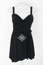 Vestido practory feminino preto com Bojo e Aplique