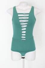 Body feminino verde