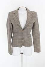 Blazer p.a concept feminino xadrez com Ombreira