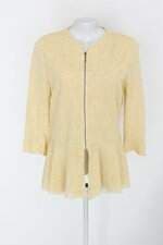 Casaco feminino amarelo