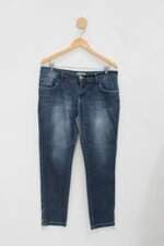Calça Jeans beluga. feminina azul