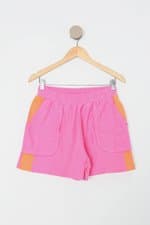 Shorts cia. marítima feminino rosa e laranja