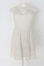 Vestido forever 21 feminino creme