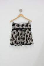 Saia feminina estampada com Forro e Faixa na Cintura