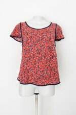 Blusa maria filó feminina laranja estampada