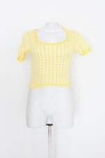 Blusa tricot feminina estampada