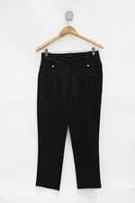 Calça de tecido estratosera feminina preta