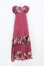 Vestido confecções phize feminino estampado com Flocado