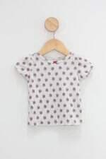 Blusa Infantil carter s cinza  estampada