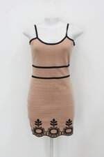 Vestido doce de coco feminino marrom