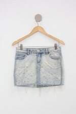 Saia Jeans evidence feminina azul