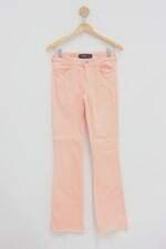 Calça de sarja canal concept feminina coral