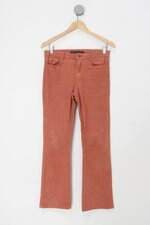 Calça de tecido renner feminina coral