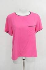 Blusa vista.me feminina rosa com Vivo e Barra Mullet